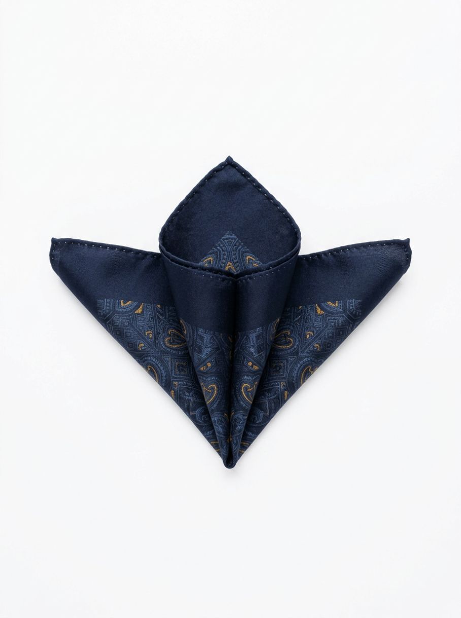Hand-Rolled Mulberry Silk Pocket Square
